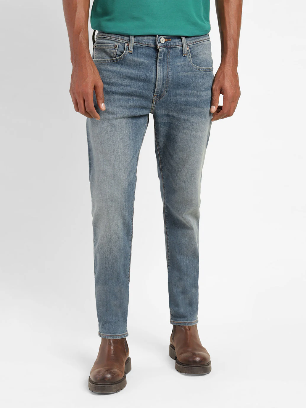 Men's 512 Blue Slim Tapered Fit Mid Rise Jeans - Image 2