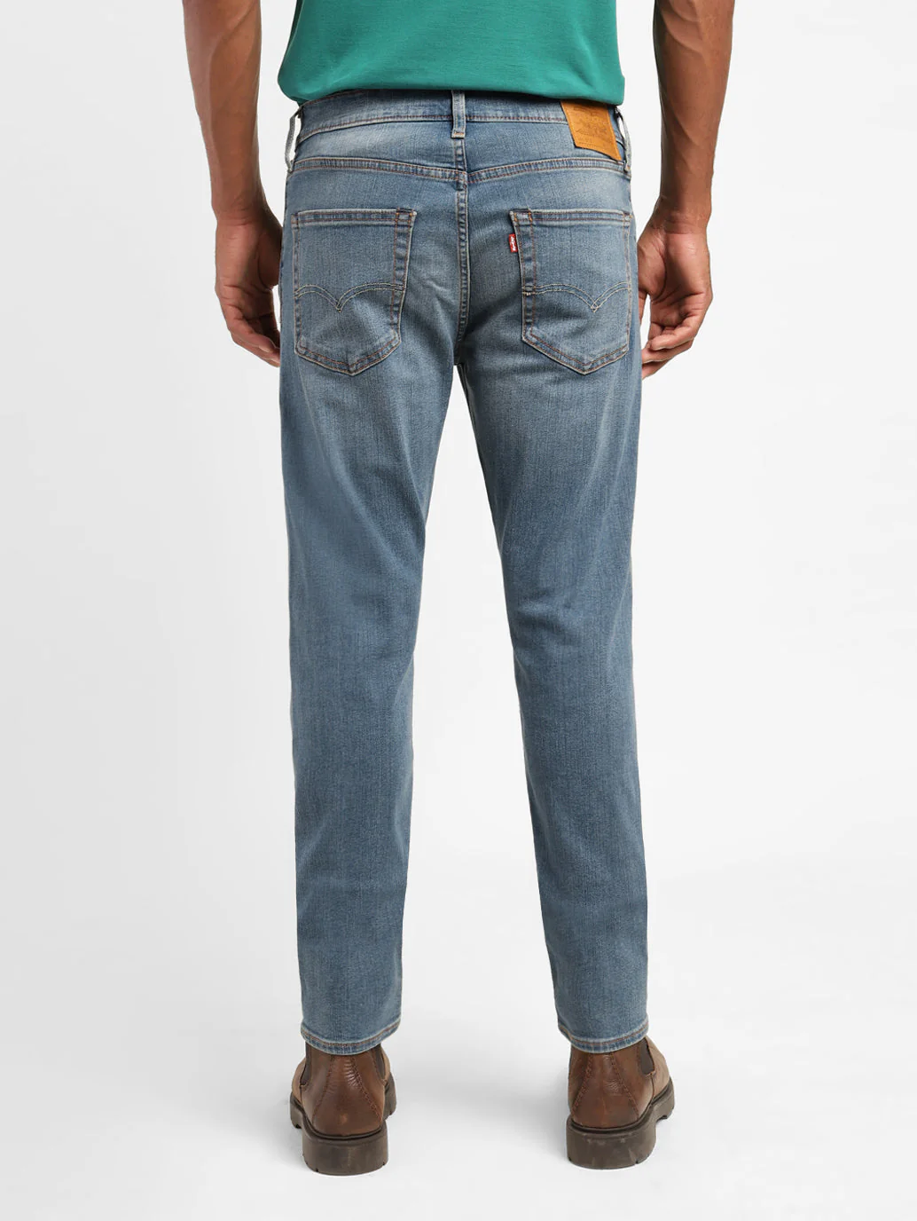 Men's 512 Blue Slim Tapered Fit Mid Rise Jeans - Image 3
