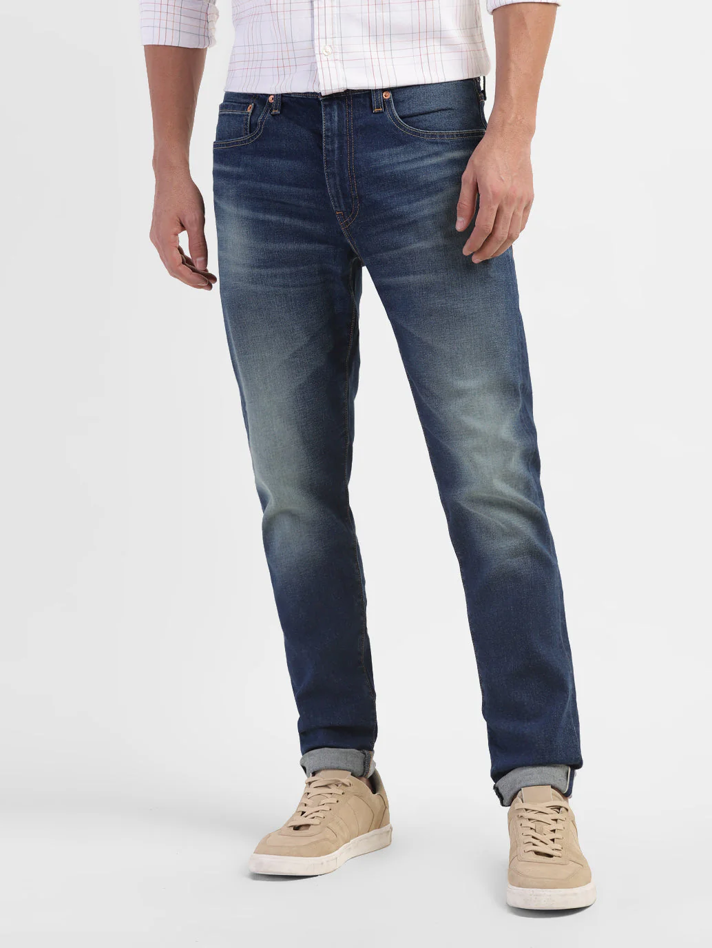 Men's 512 Blue Slim Tapered Fit Mid Rise Jeans - Image 2