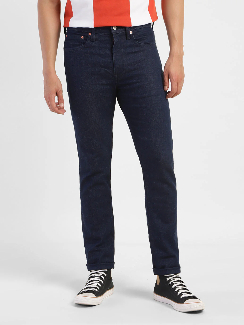 Men's 512 Blue Slim Tapered Fit Mid Rise Jeans - Image 2