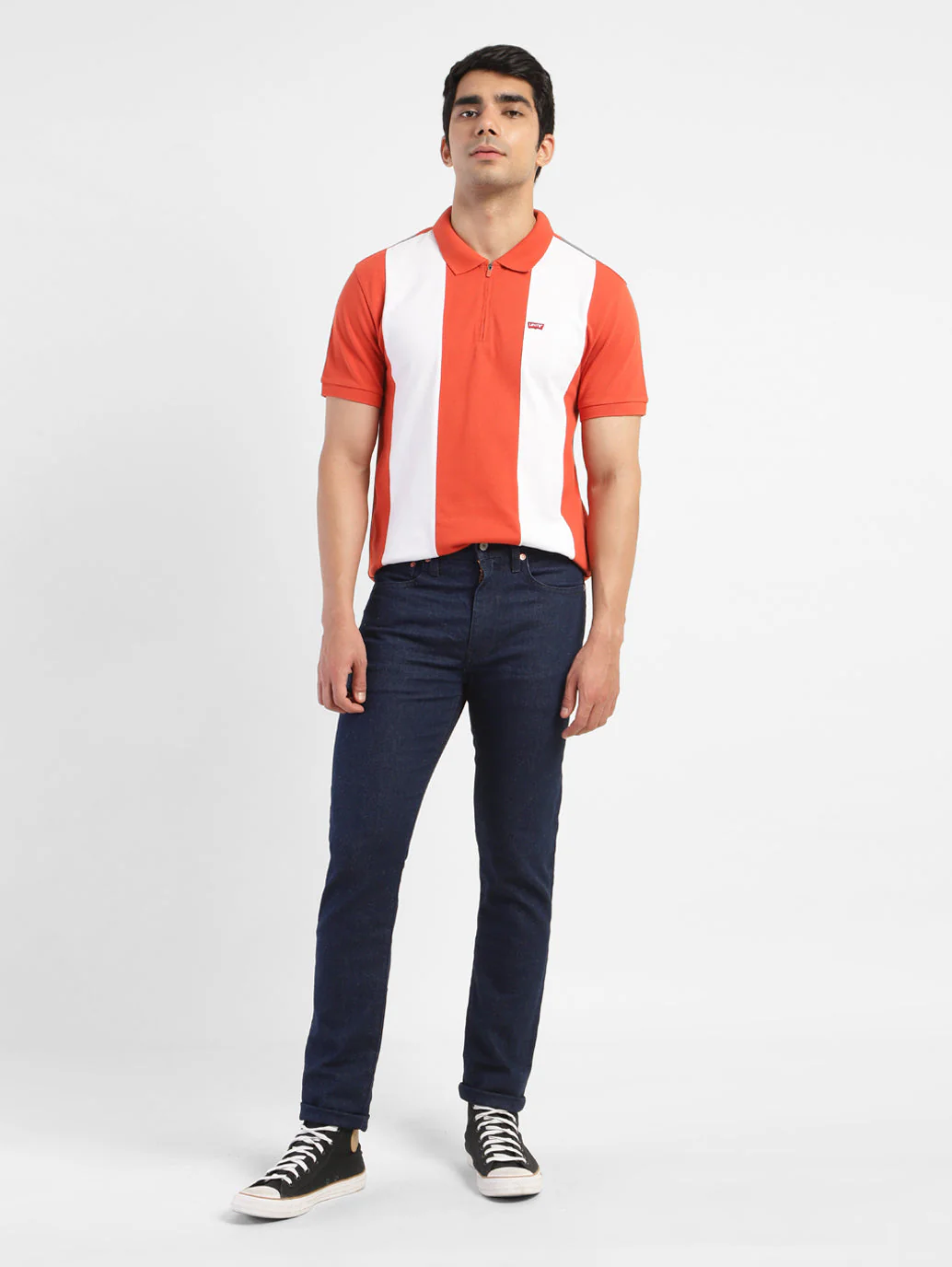 Men's 512 Blue Slim Tapered Fit Mid Rise Jeans - Image 6