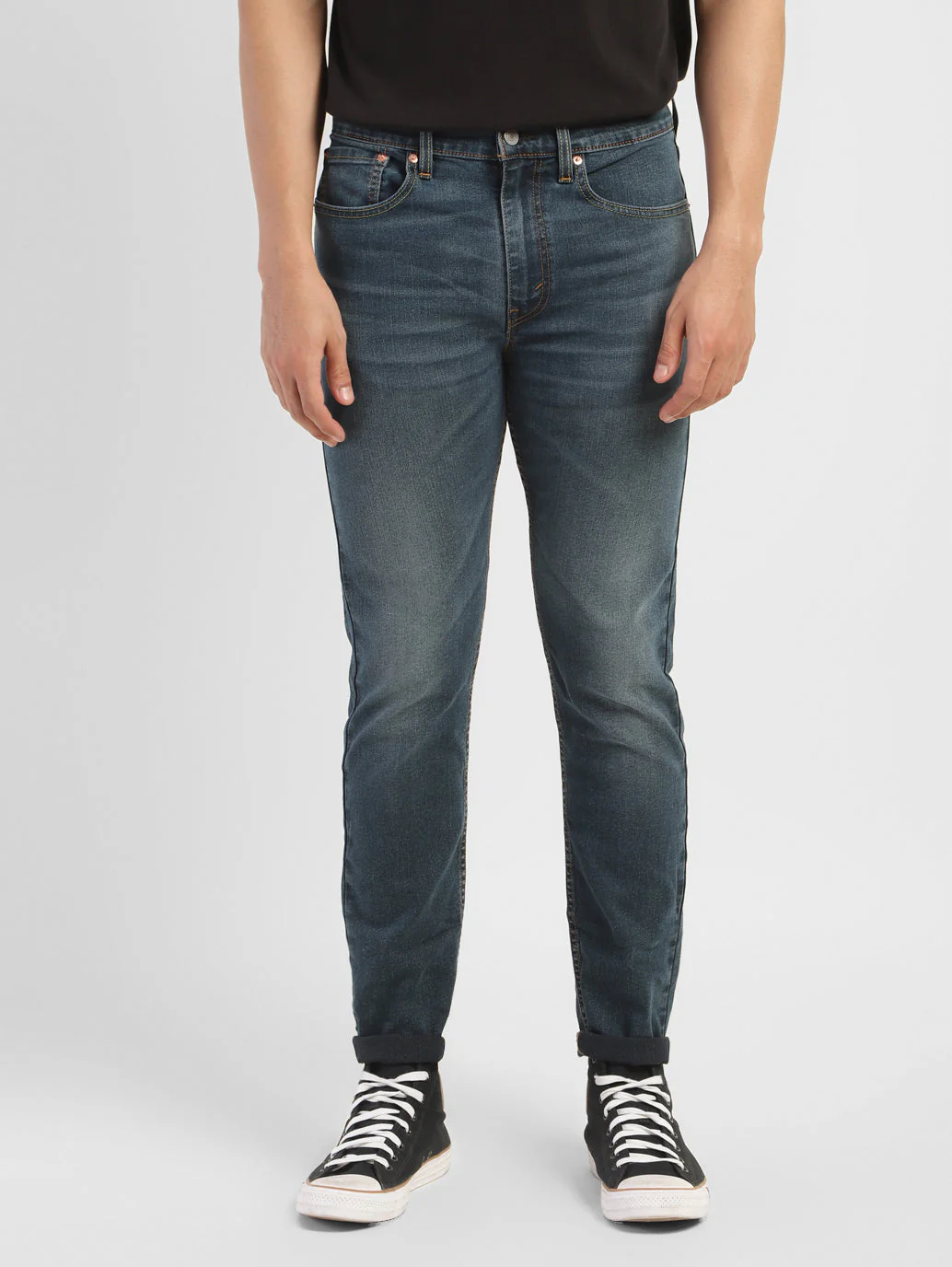 Men's 512 Blue Slim Tapered Fit Mid Rise Jeans - Image 2