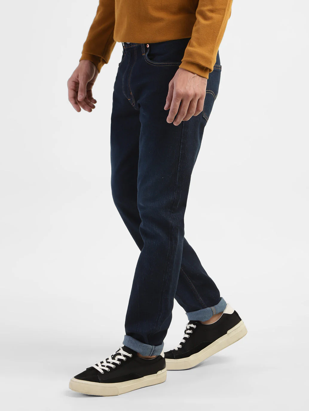 Men's 512 Blue Slim Tapered Fit Mid Rise Jeans - Image 5