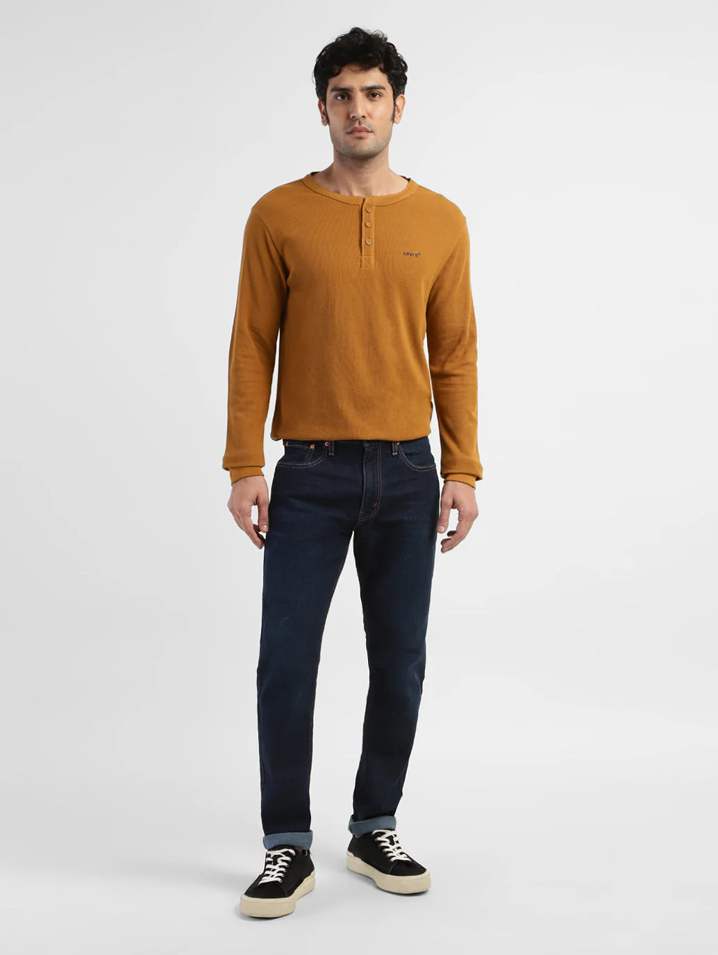 Men's 512 Blue Slim Tapered Fit Mid Rise Jeans - Image 6