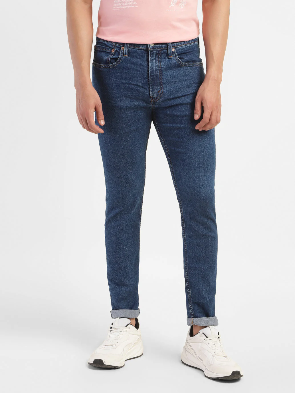 Men's 512 Blue Slim Tapered Fit Mid Rise Jeans - Image 2