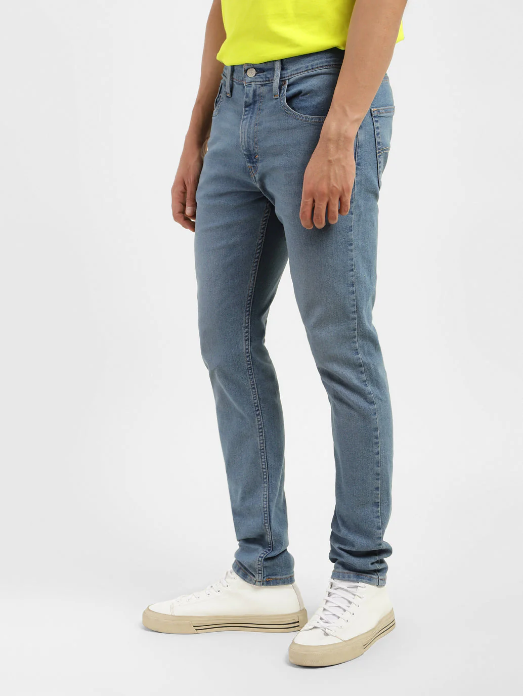 Men's 512 Blue Slim Tapered Fit Mid Rise Jeans - Image 5