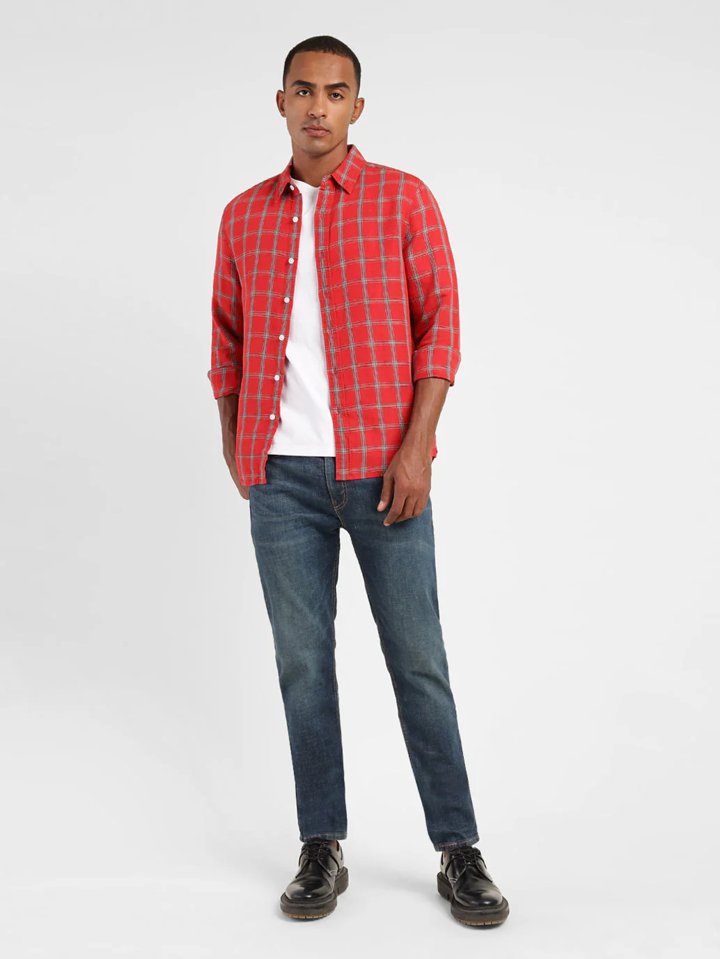 Men's 512 Blue Slim Tapered Fit Mid Rise Jeans