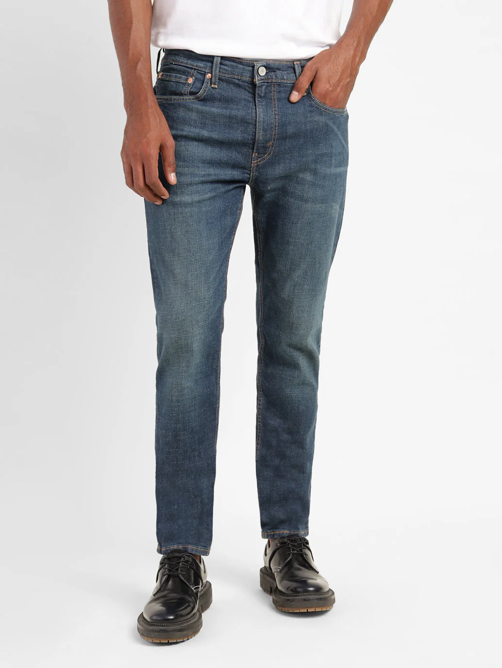 Men's 512 Blue Slim Tapered Fit Mid Rise Jeans - Image 2