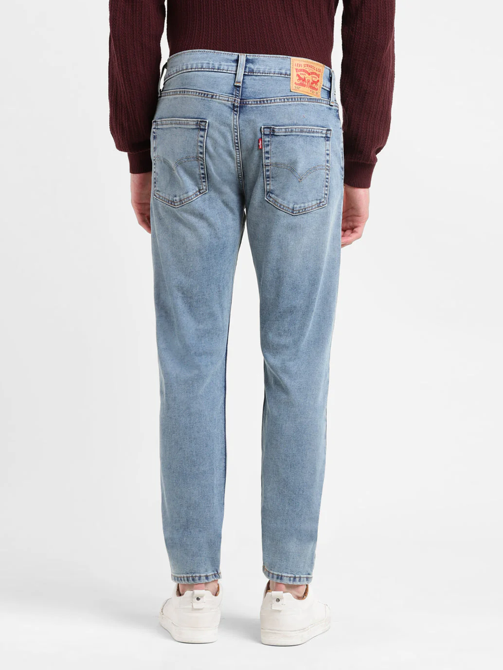 Men's 512 Indigo Slim Tapered Fit Mid Rise Jeans - Image 3