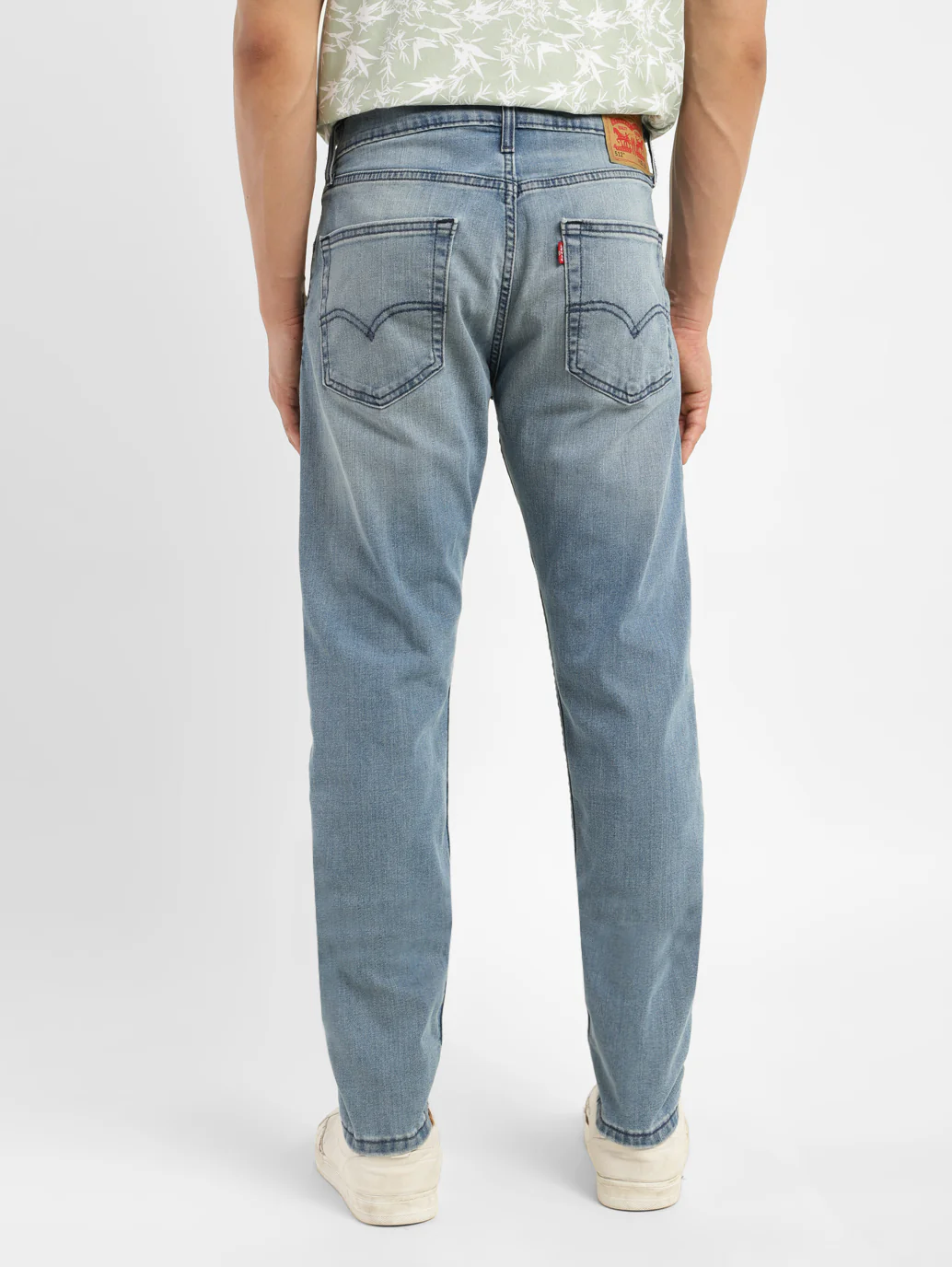 Men's 512 Blue Slim Tapered Fit Mid Rise Jeans - Image 2
