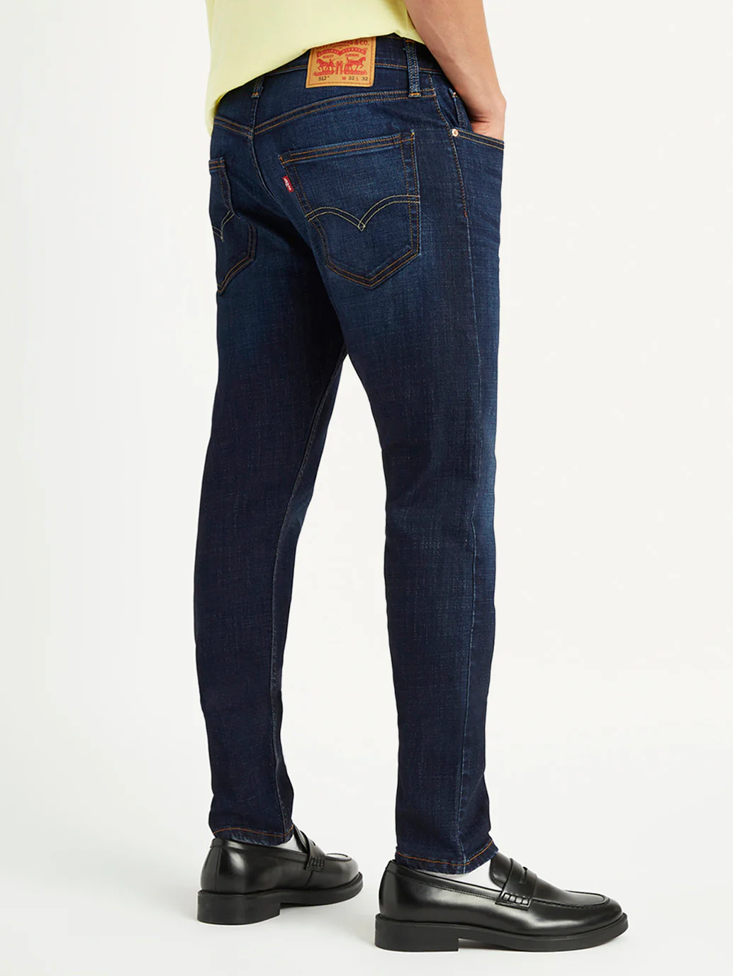 Men's 512 Blue Slim Tapered Fit Mid Rise Jeans - Image 2