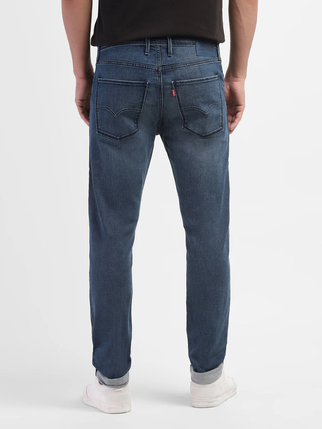 Men's 512 Blue Slim Tapered Fit Mid Rise Jeans - Image 3