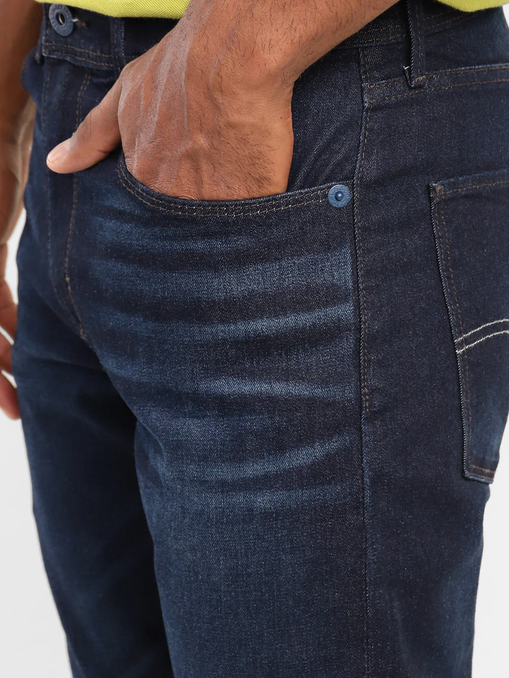 Men's 512 Blue Slim Tapered Fit Mid Rise Jeans - Image 7