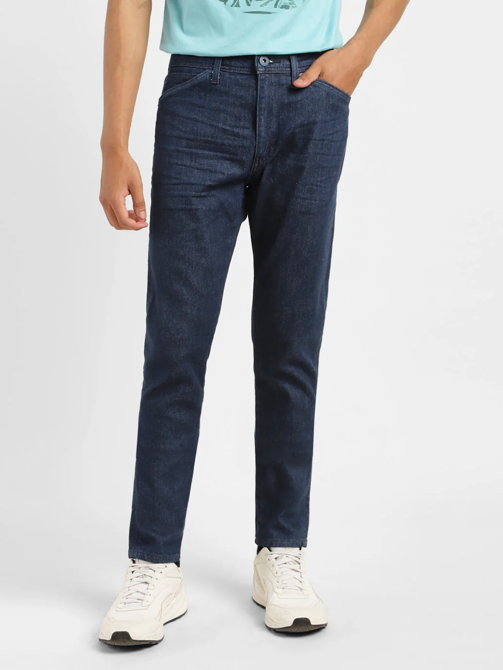 Men's 512 Blue Slim Tapered Fit Mid Rise Jeans - Image 2
