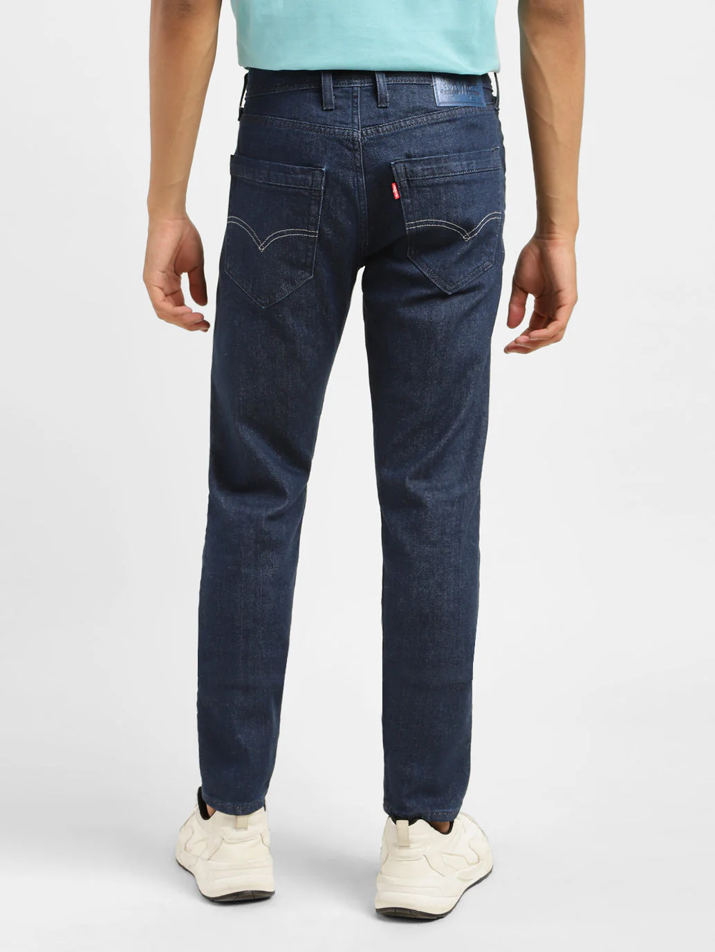 Men's 512 Blue Slim Tapered Fit Mid Rise Jeans - Image 3