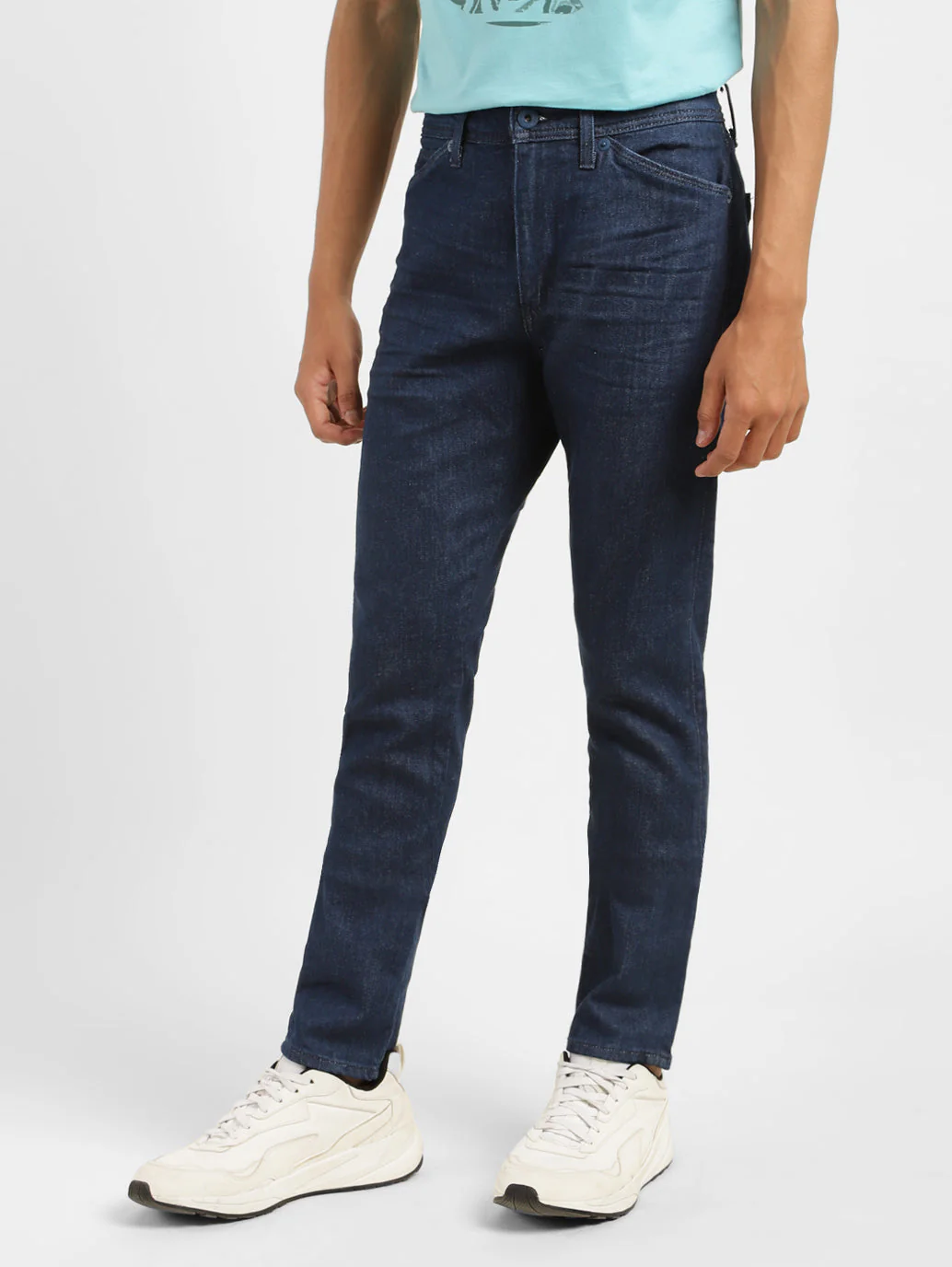 Men's 512 Blue Slim Tapered Fit Mid Rise Jeans - Image 5