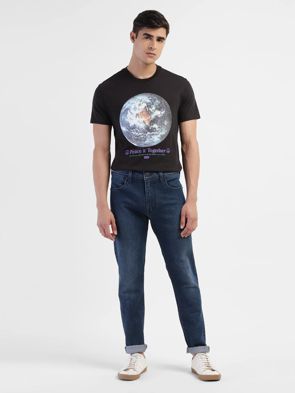 Men's 512 Blue Slim Tapered Fit Mid Rise Jeans - Image 6