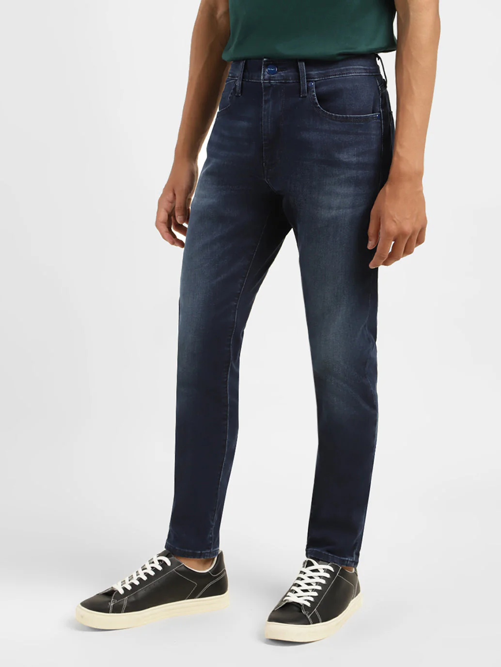 Men's Redloop 512 Blue Slim Tapered Fit Mid Rise Jeans - Image 5