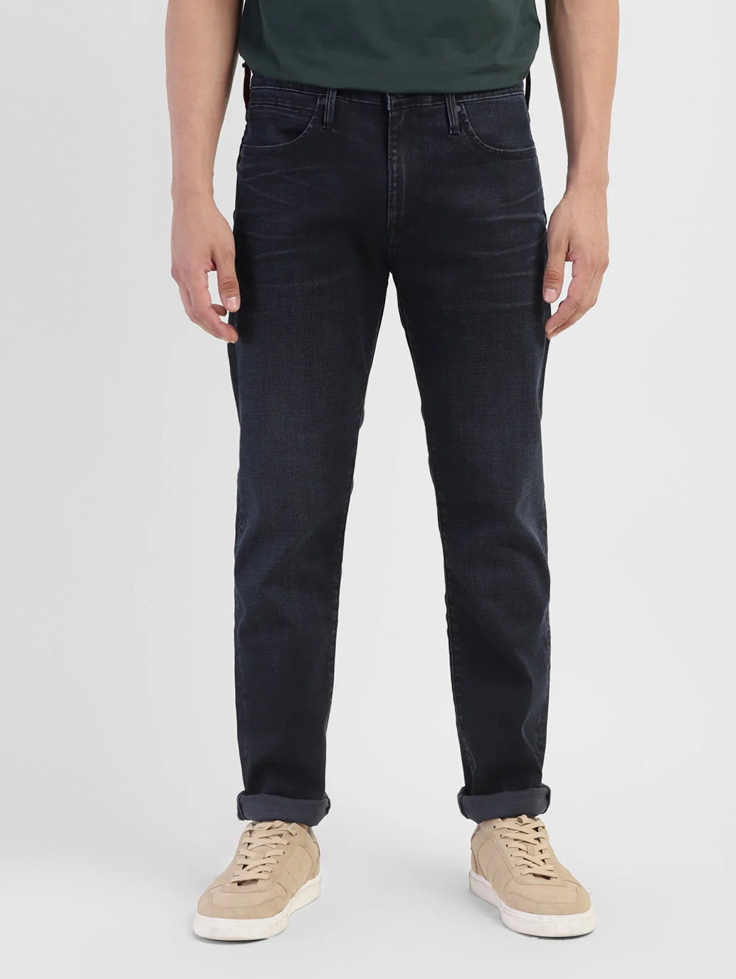 Men's Redloop 512 Blue Slim Tapered Fit Mid Rise Jeans - Image 2
