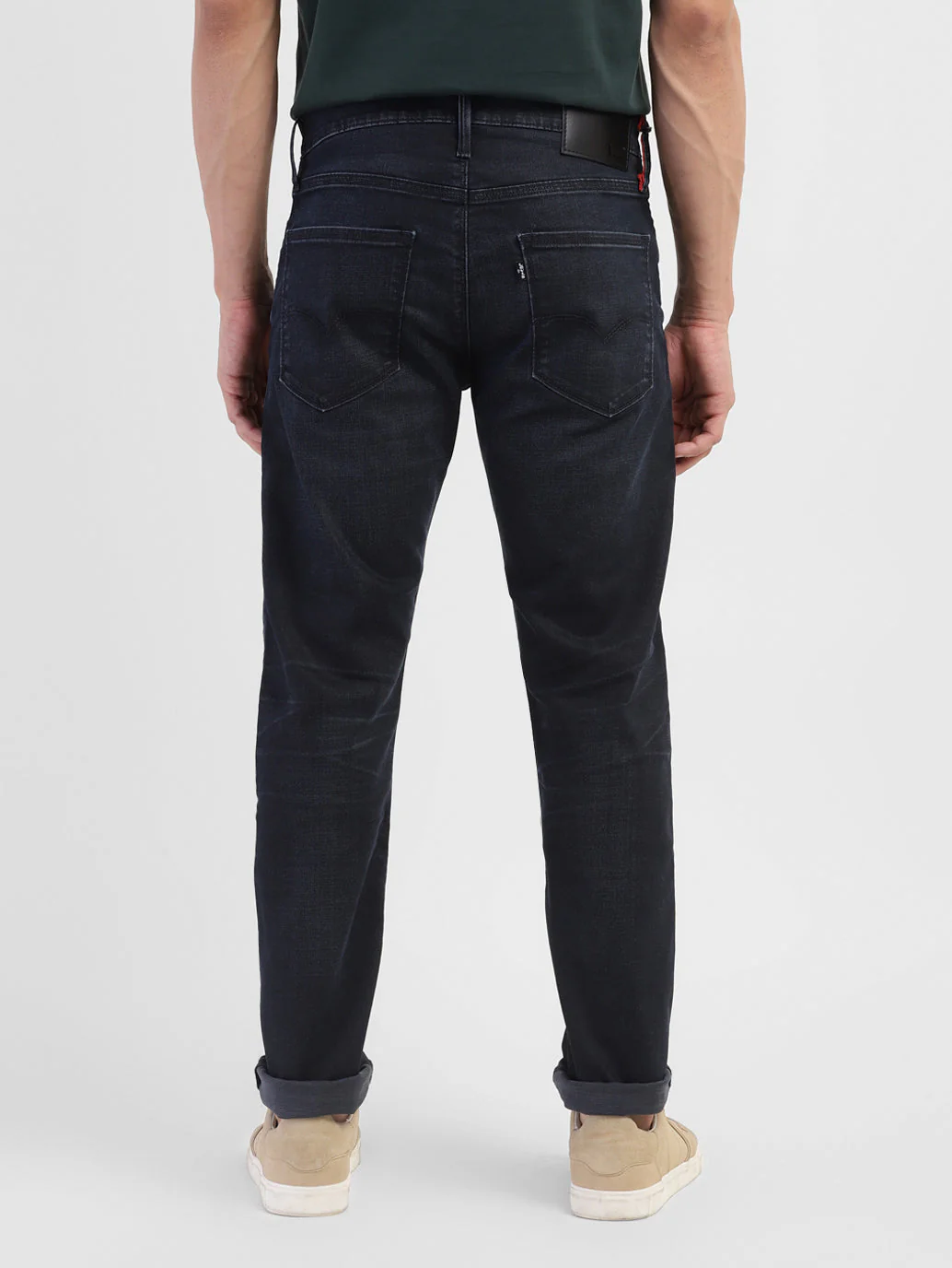 Men's Redloop 512 Blue Slim Tapered Fit Mid Rise Jeans - Image 3