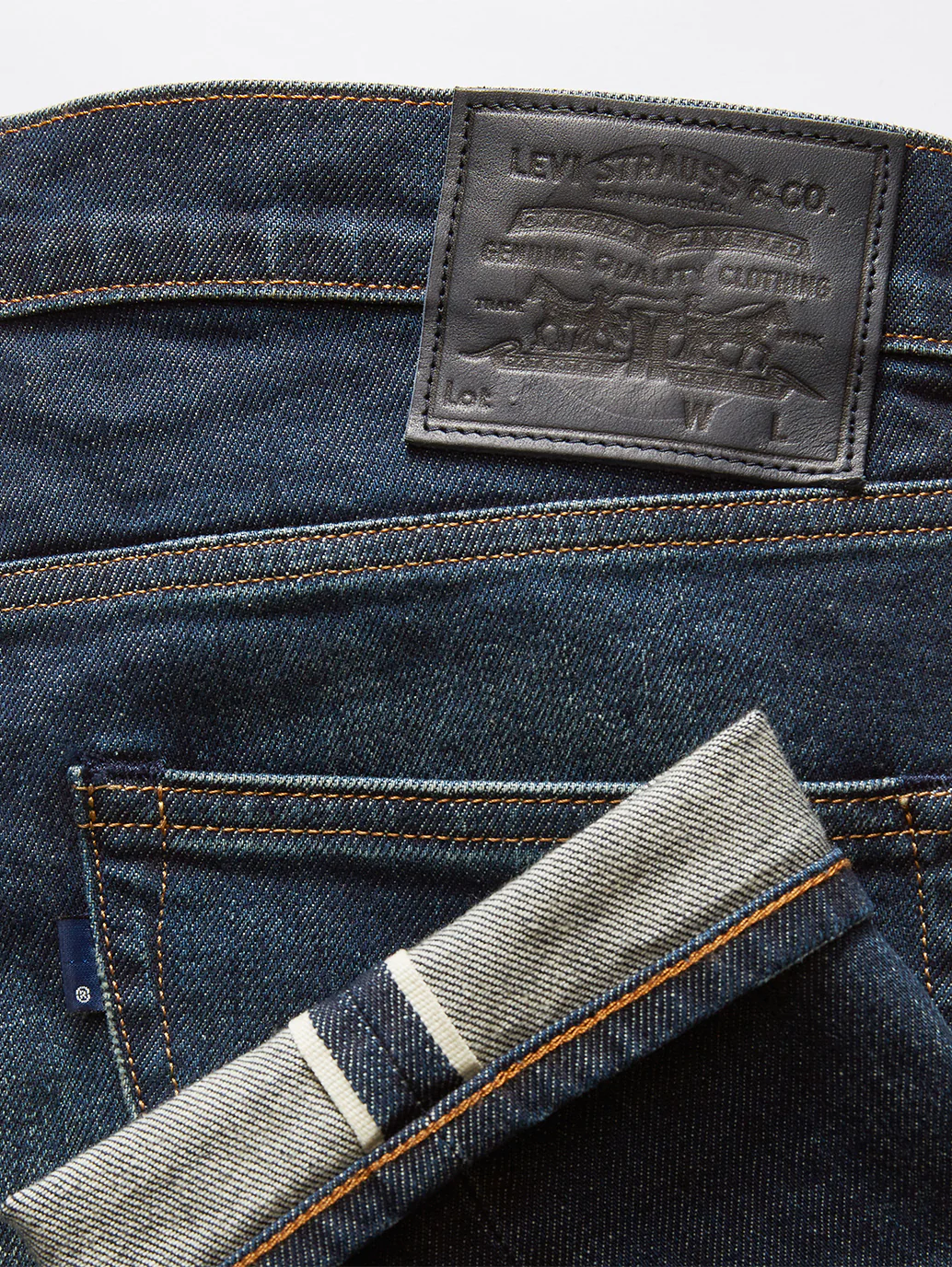 Men's 512 Blue Slim Tapered Fit Mid Rise Jeans - Image 7