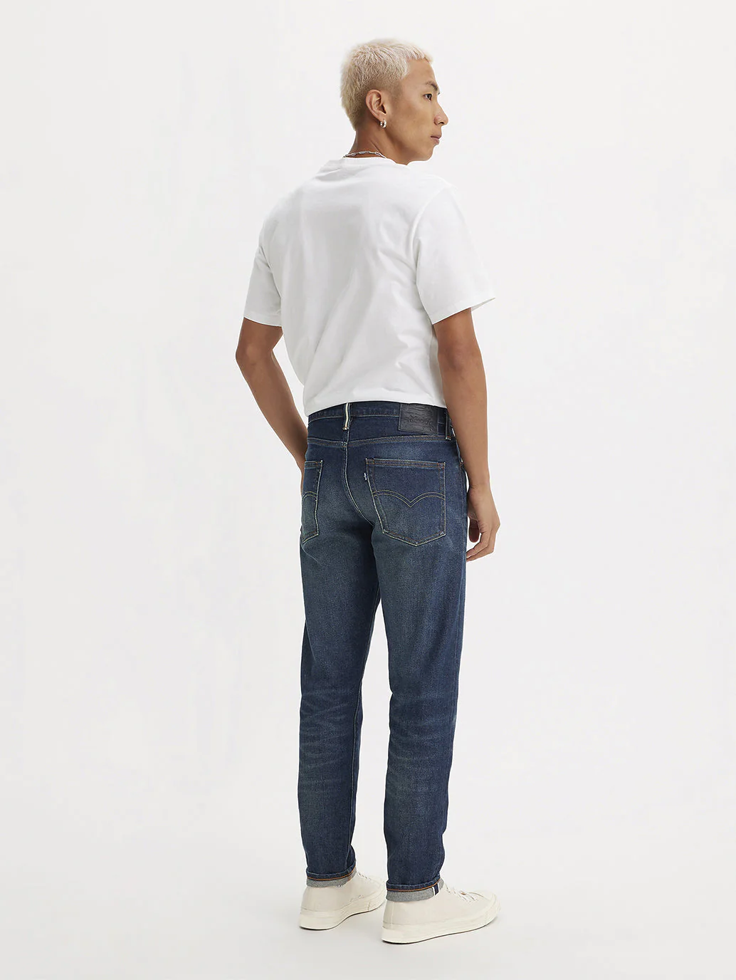 Men's 512 Blue Slim Tapered Fit Mid Rise Jeans - Image 9