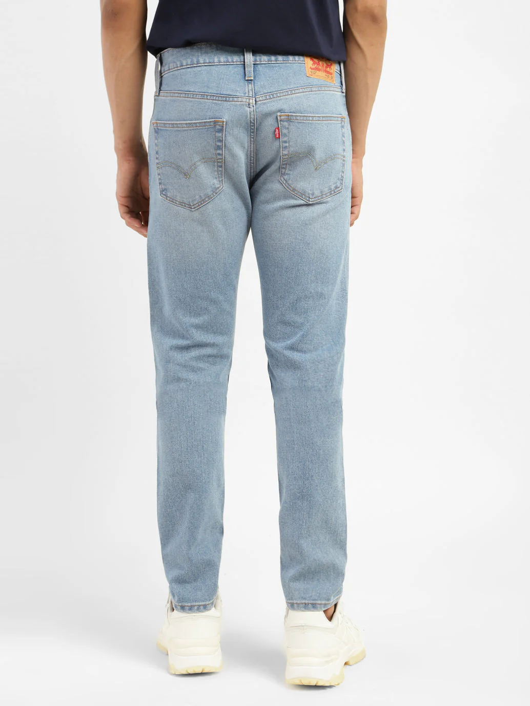 Men's 512 Blue Slim Tapered Fit Mid Rise Jeans - Image 3