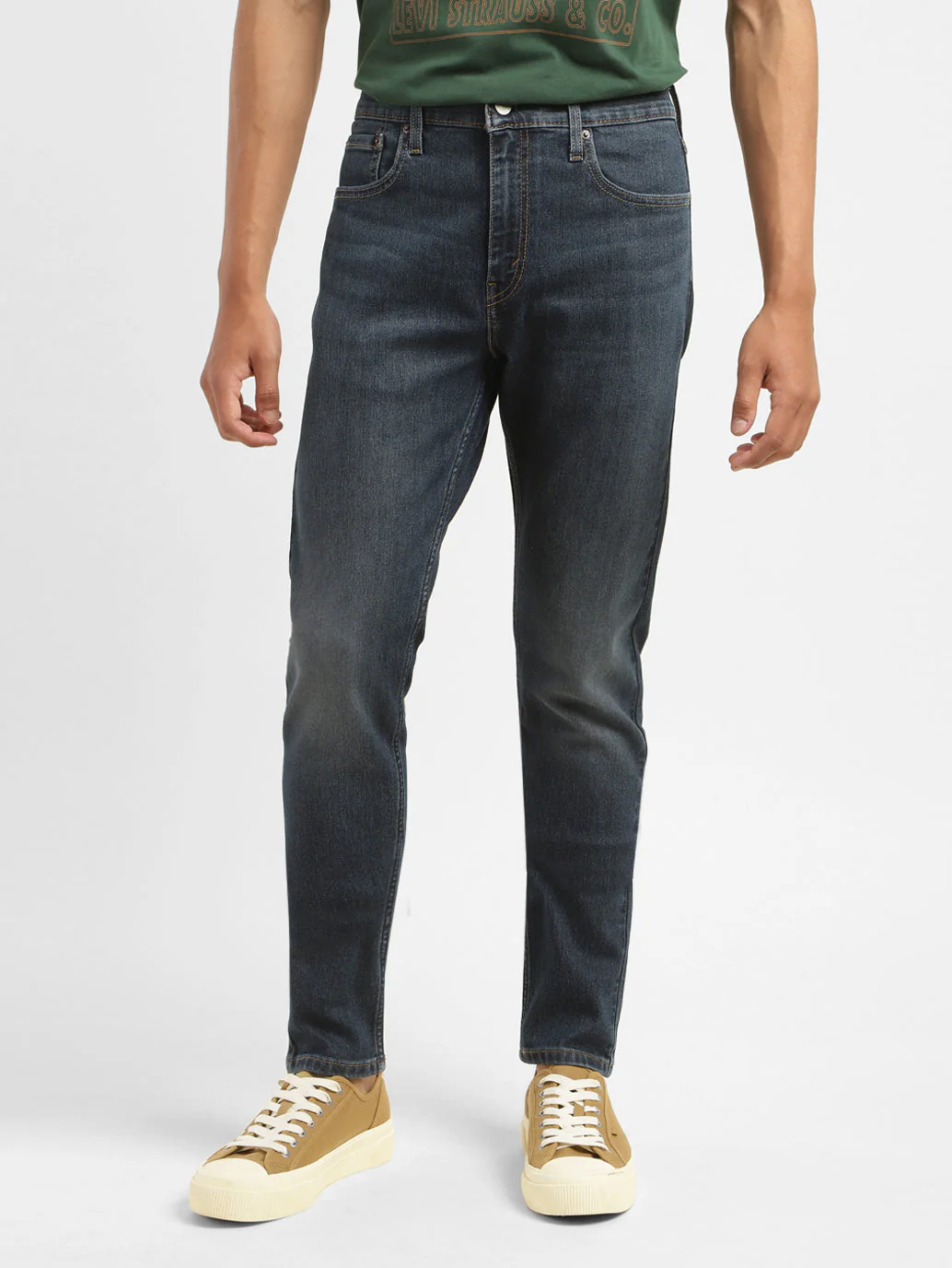 Men's 512 Blue Slim Tapered Fit Mid Rise Jeans - Image 2