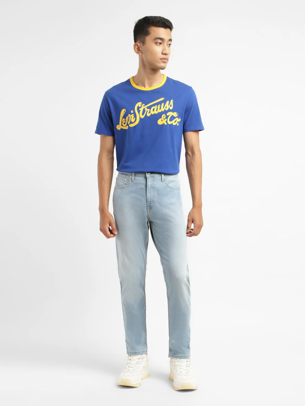Men's 512 Indigo Slim Tapered Fit Mid Rise Jeans - Image 22
