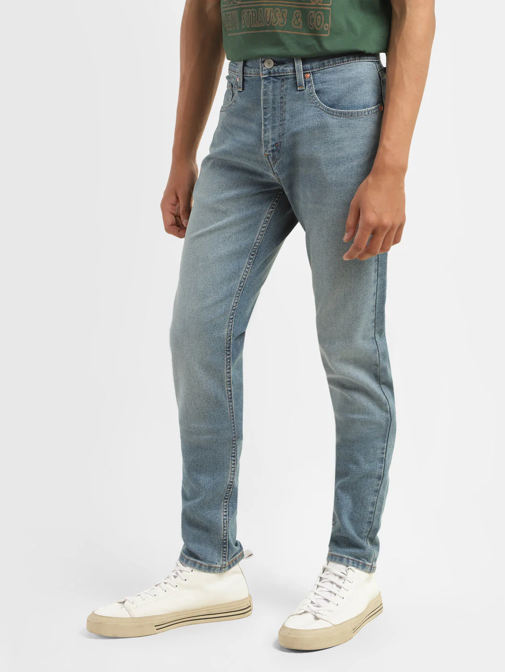 Men's 512 Indigo Slim Tapered Fit Mid Rise Jeans - Image 25