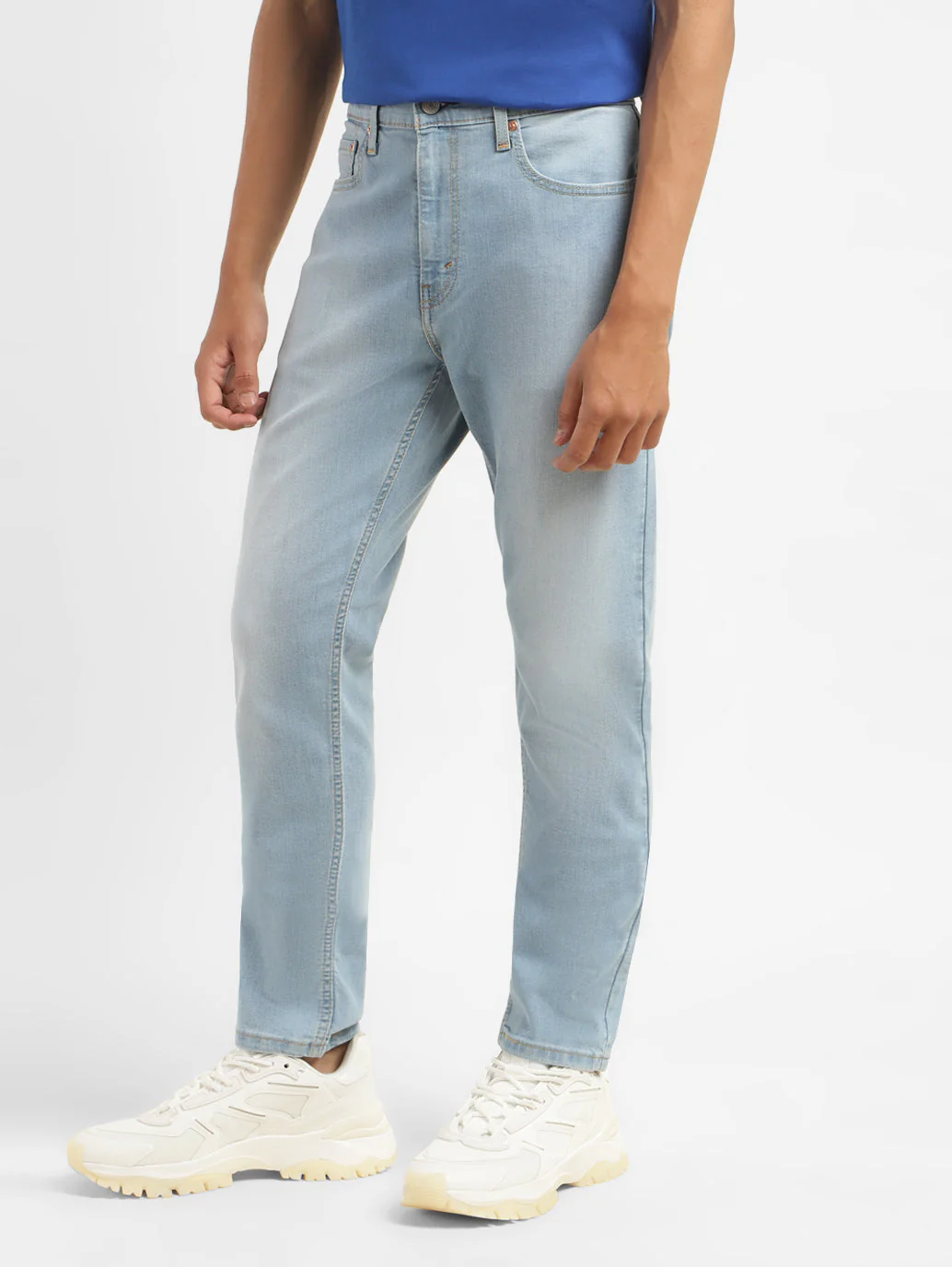 Men's 512 Indigo Slim Tapered Fit Mid Rise Jeans - Image 7