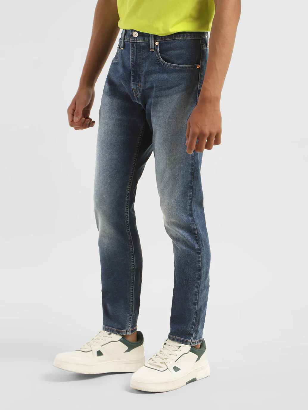 Men's 512 Blue Slim Tapered Fit Mid Rise Jeans - Image 5
