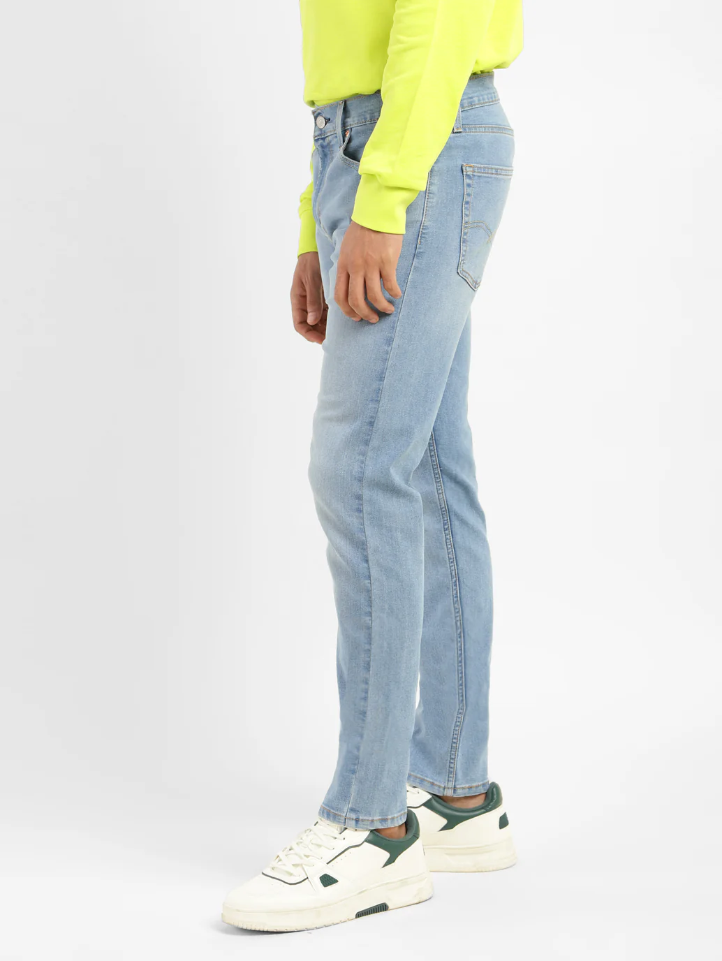 Men's 512 Blue Slim Tapered Fit Mid Rise Jeans - Image 3
