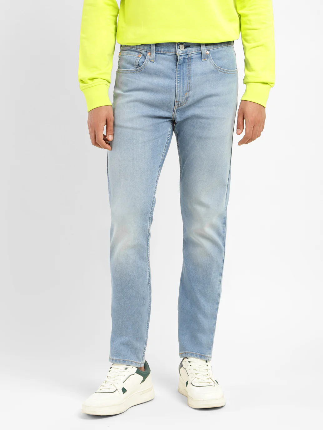 Men's 512 Blue Slim Tapered Fit Mid Rise Jeans - Image 8