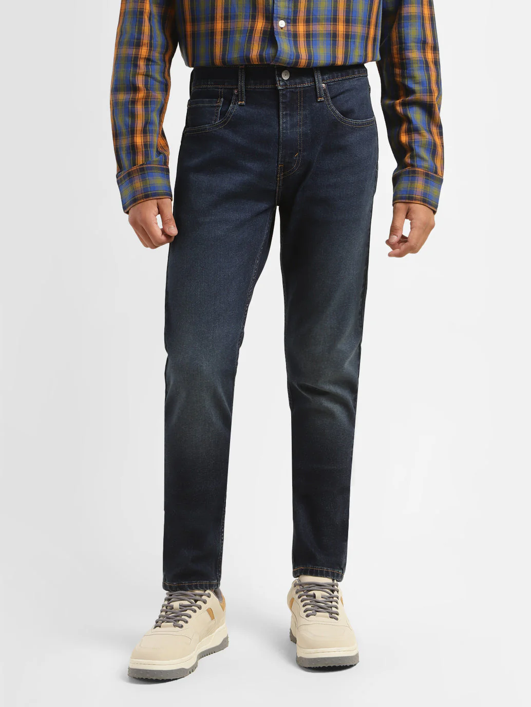 Men's 512 Blue Slim Tapered Fit Mid Rise Jeans