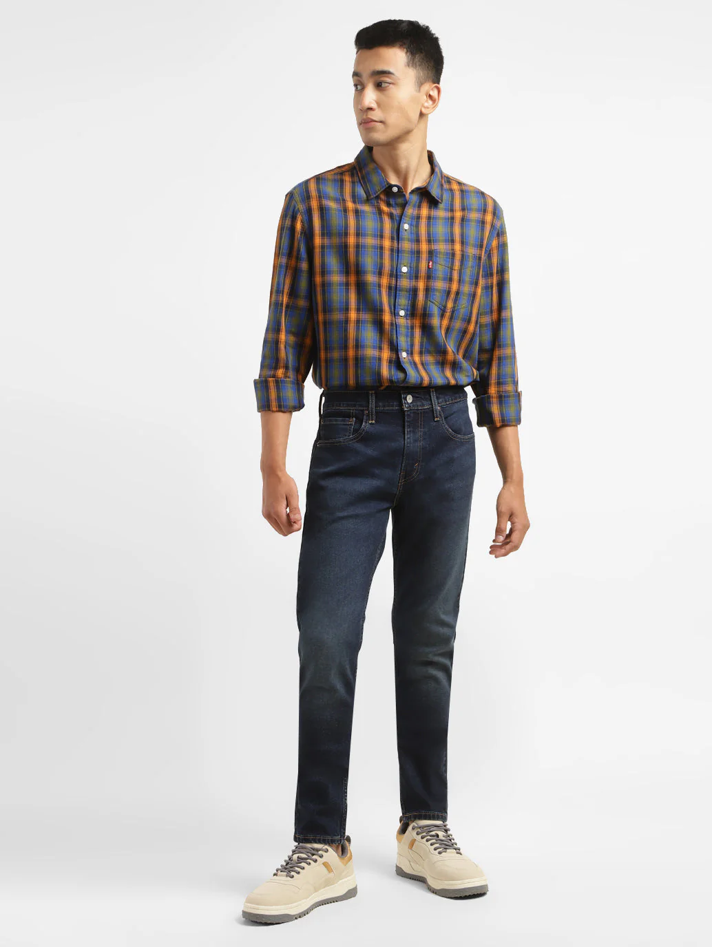 Men's 512 Blue Slim Tapered Fit Mid Rise Jeans - Image 2