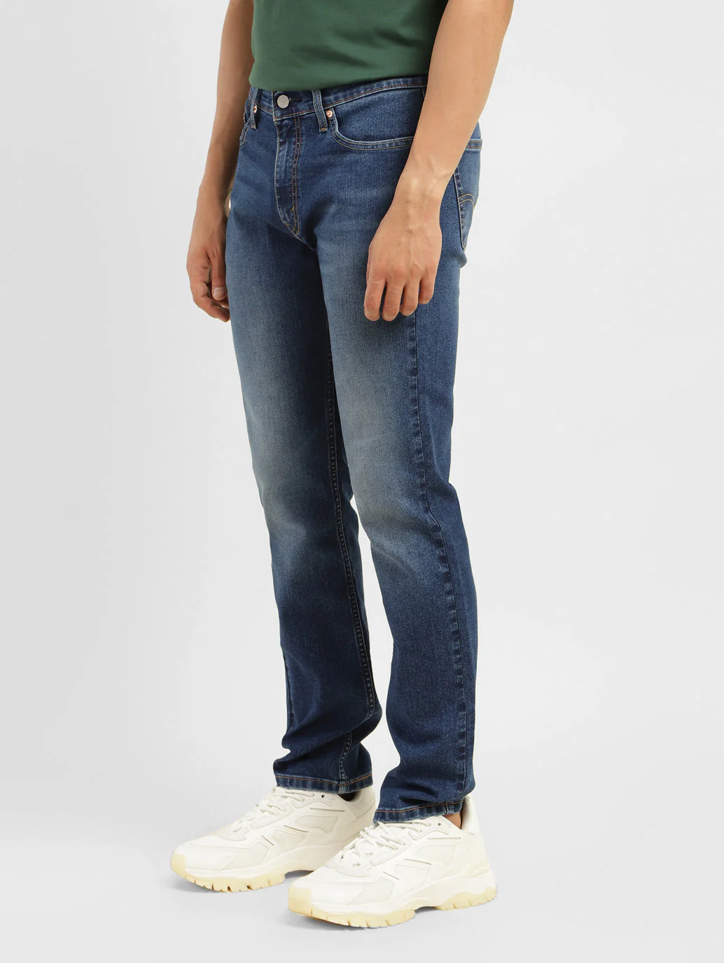 Men's 512 Blue Slim Tapered Fit Mid Rise Jeans - Image 5