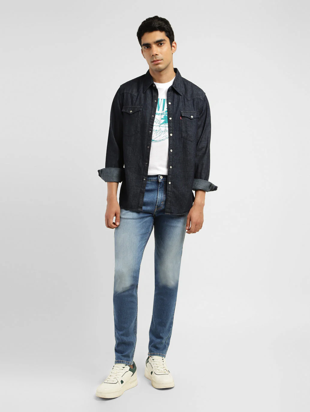 Men's 512 Indigo Slim Tapered Fit Mid Rise Jeans - Image 2
