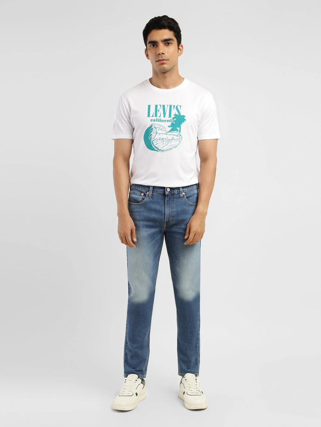 Men's 512 Indigo Slim Tapered Fit Mid Rise Jeans - Image 8