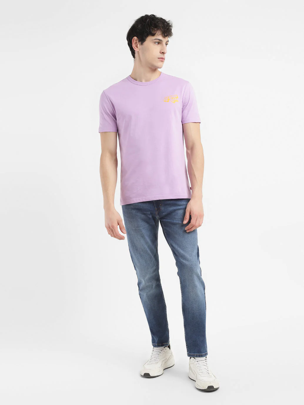 Men's 512 Blue Slim Tapered Fit Mid Rise Jeans - Image 8