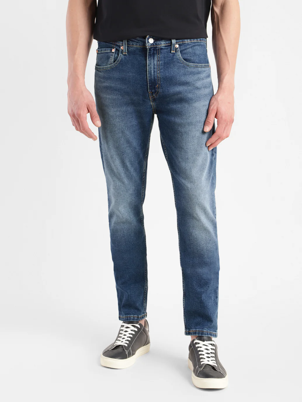 Men's 512 Blue Slim Tapered Fit Mid Rise Jeans