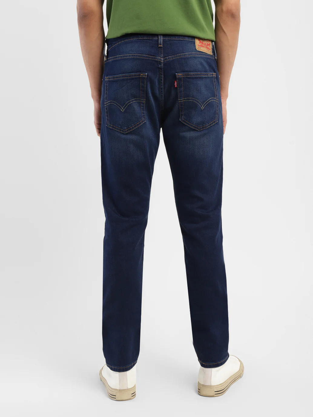 Men's 512 Blue Slim Tapered Fit Mid Rise Jeans - Image 3