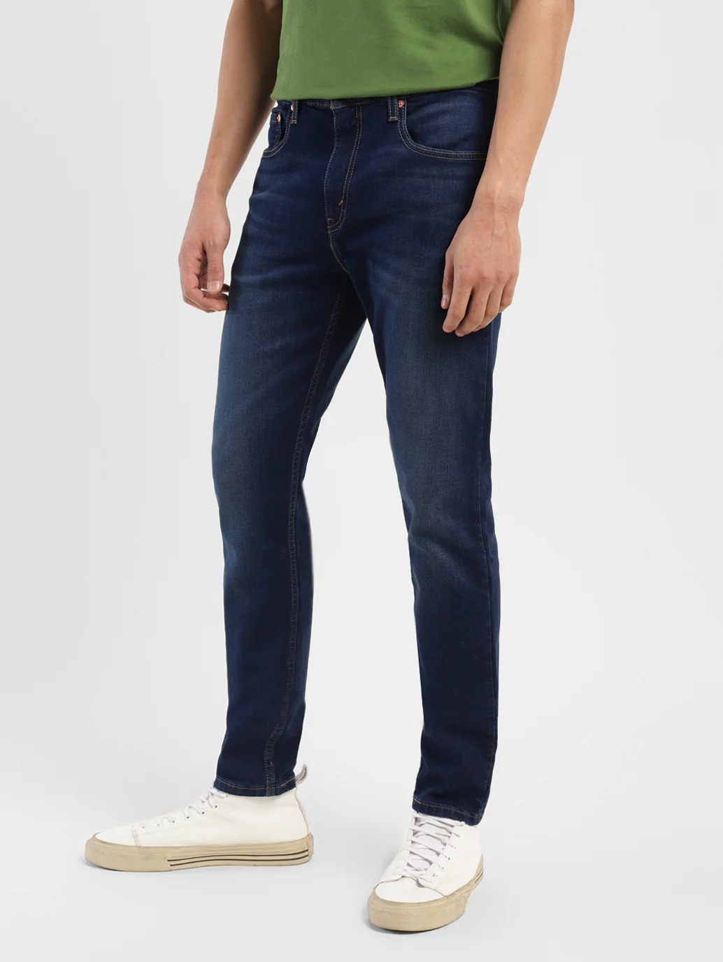 Men's 512 Blue Slim Tapered Fit Mid Rise Jeans - Image 5