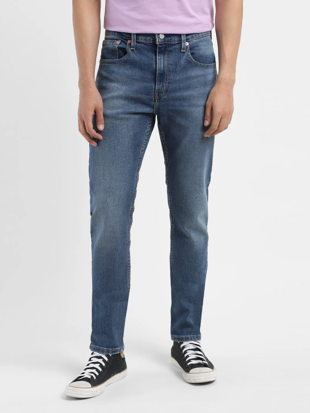 Men's 512 Blue Slim Tapered Fit Mid Rise Jeans - Image 2