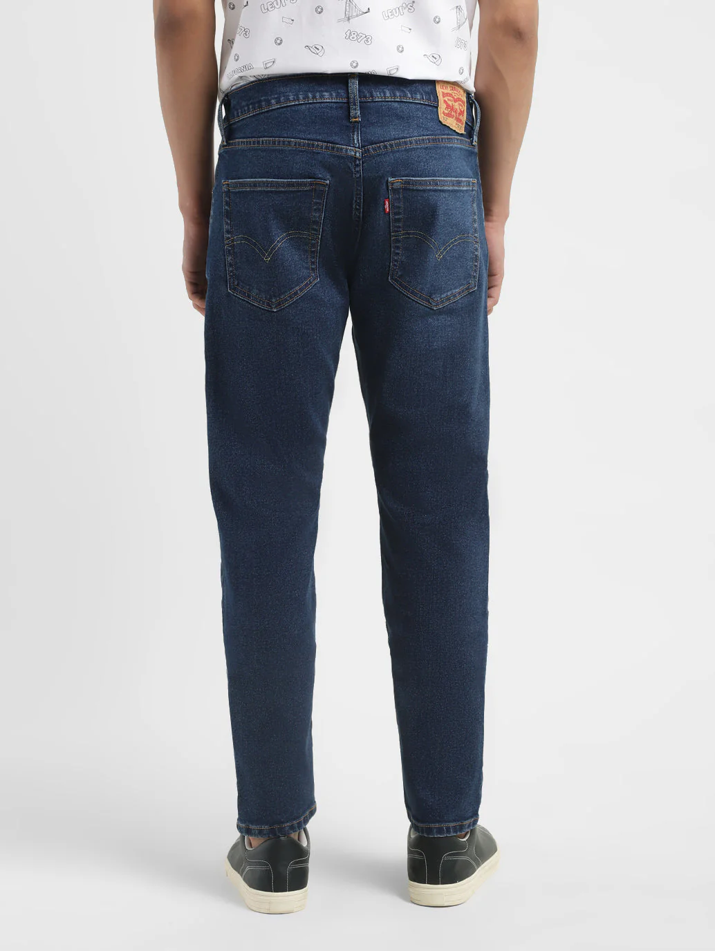 Men's 512 Blue Slim Tapered Fit Mid Rise Jeans - Image 3