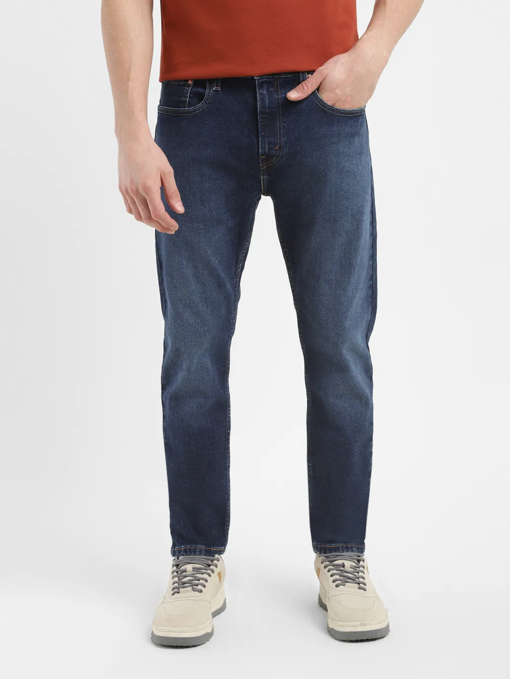 Men's 512 Blue Slim Tapered Fit Mid Rise Jeans - Image 2