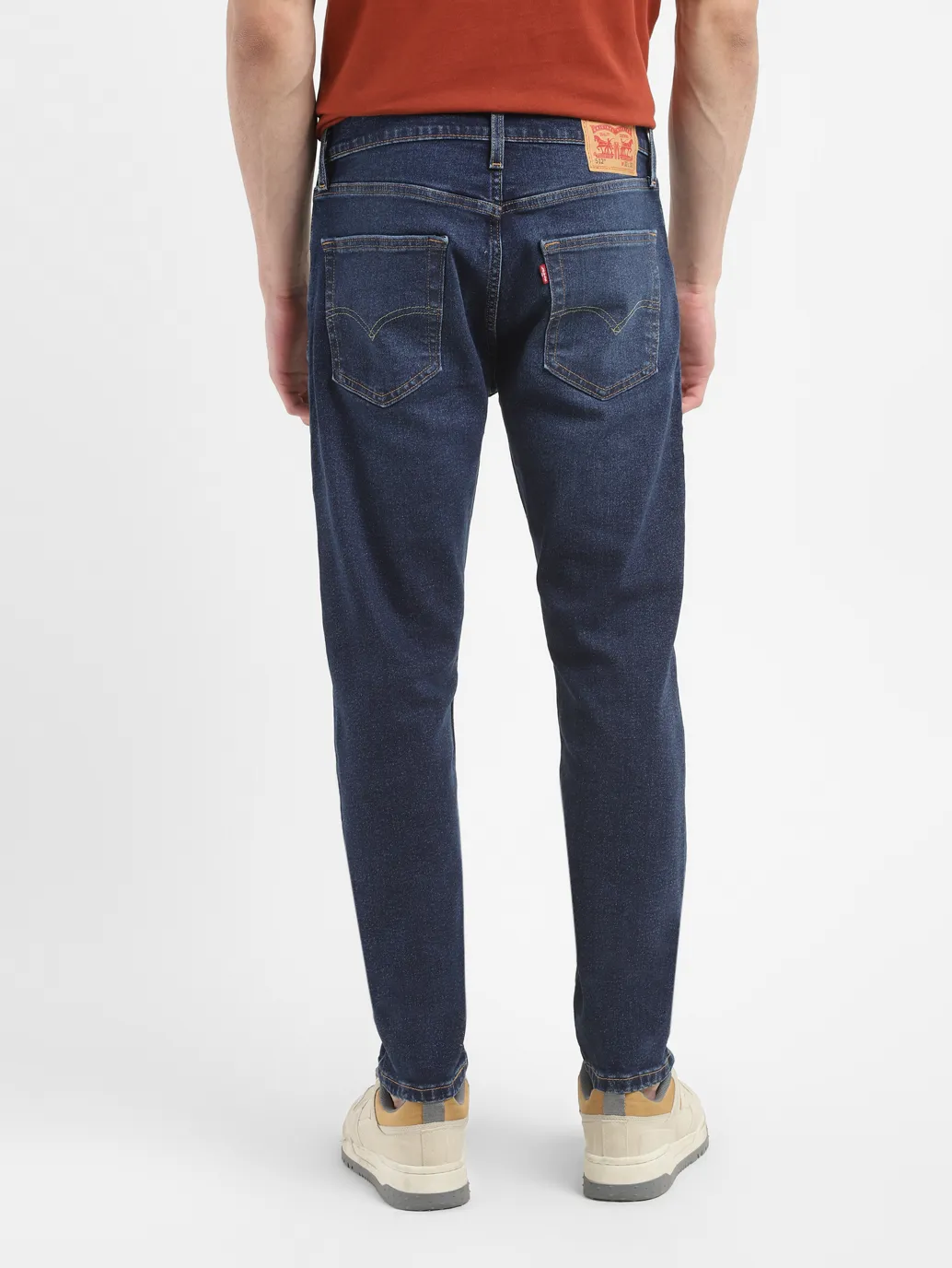Men's 512 Blue Slim Tapered Fit Mid Rise Jeans - Image 3