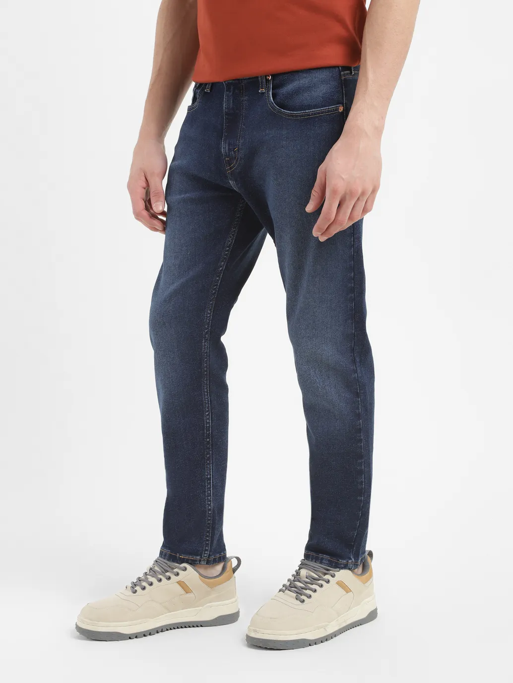 Men's 512 Blue Slim Tapered Fit Mid Rise Jeans - Image 5