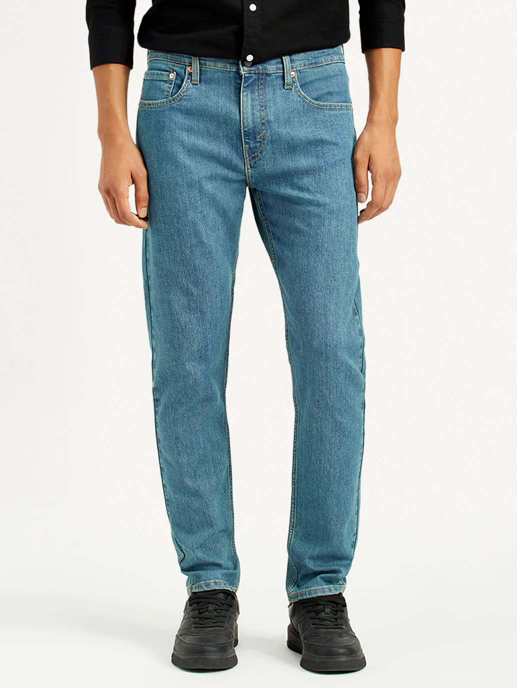 Men's 512 Blue Slim Tapered Fit Mid Rise Jeans - Image 2