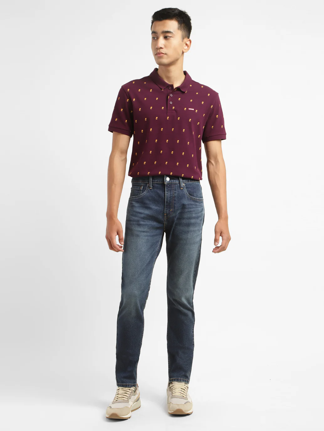 Men's 512 Blue Slim Tapered Fit Mid Rise Jeans - Image 2